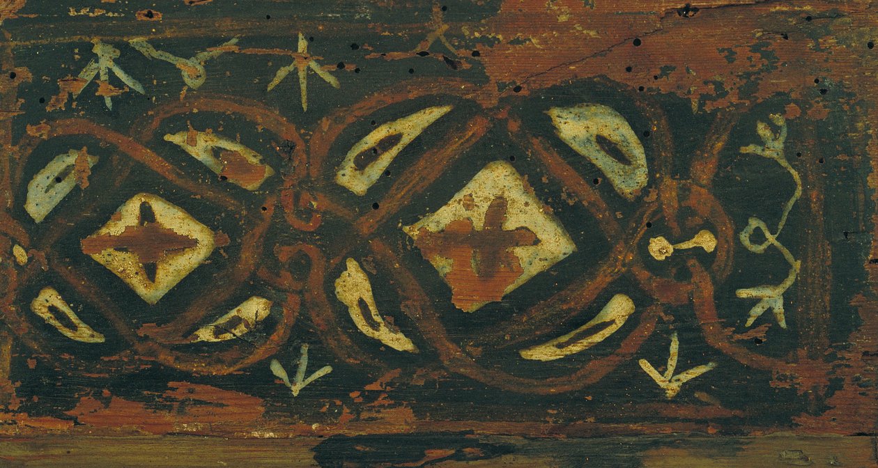Deckenpaneel mit geometrischen Motiven von Unbekannt Unbekannt