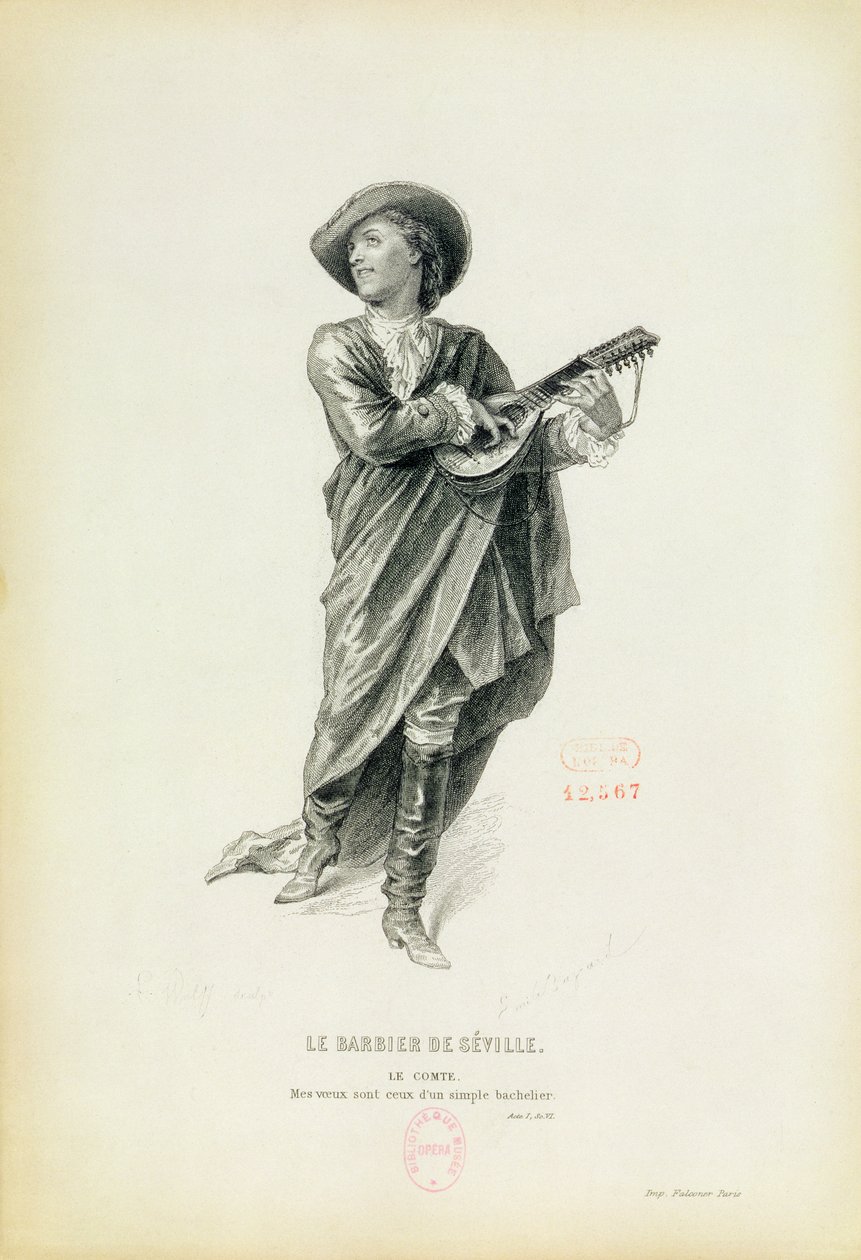Graf Almaviva aus der Oper 