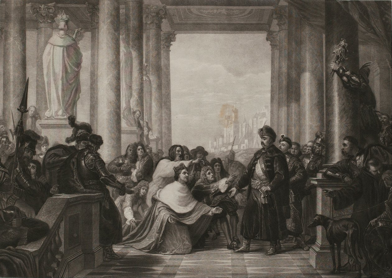 Graf Wilczek bittet Johann III. Sobieski um Entlastung Wiens von Unbekannt Unbekannt