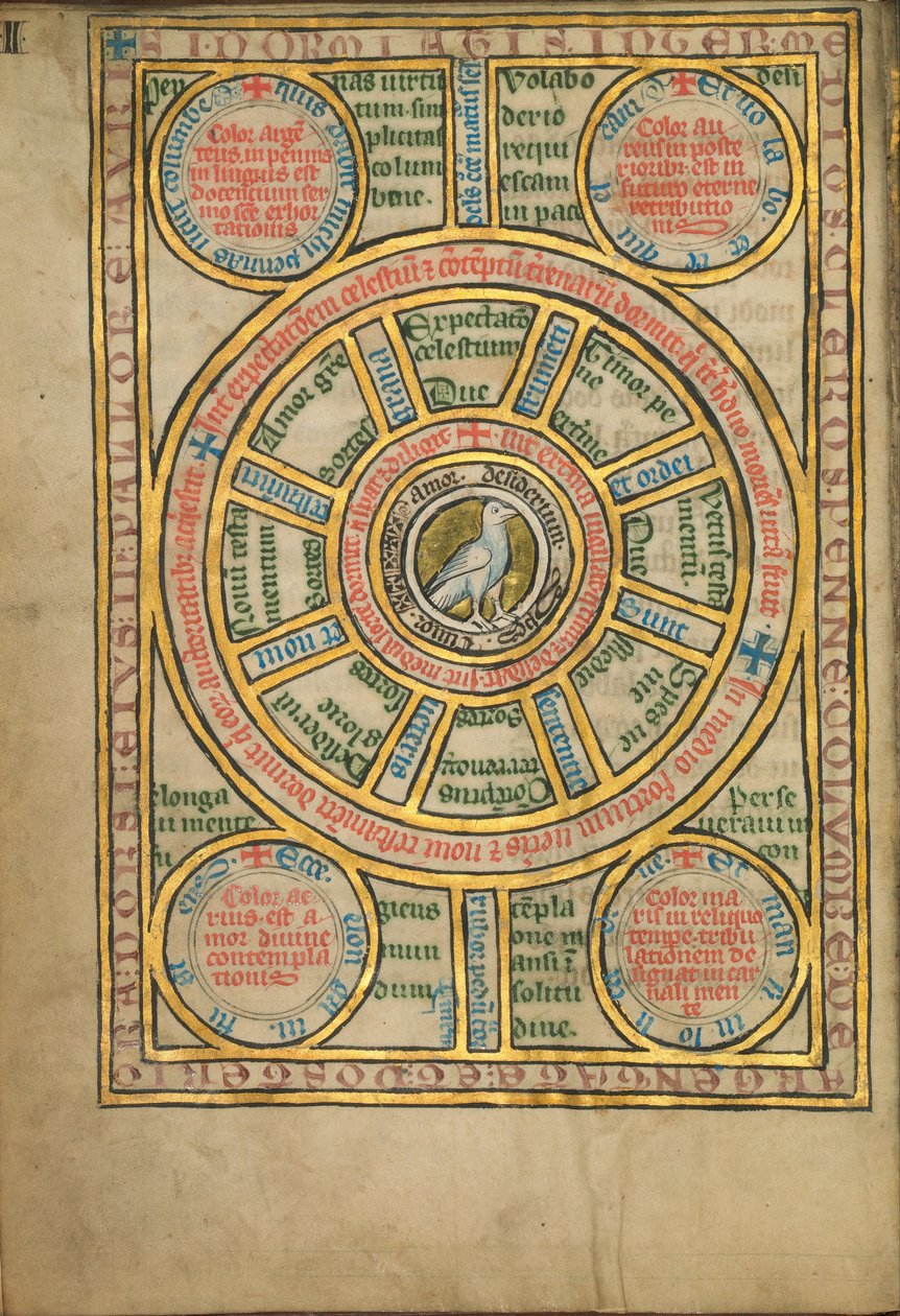 Diagramm mit einer Taube von Unbekannt Unbekannt