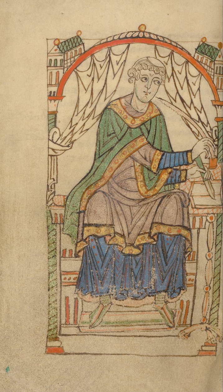 Eadmer von Canterbury beim Schreiben von Unbekannt Unbekannt