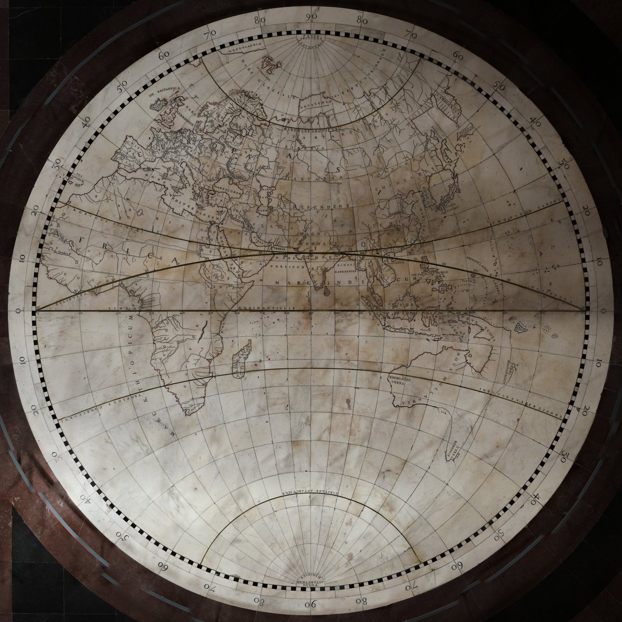 Östliche Hemisphäre von Unbekannt Unbekannt