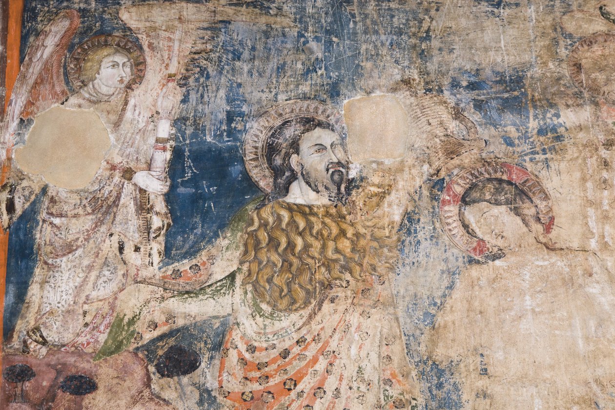 Fresko in der Kathedrale (Detail) von Unbekannt Unbekannt