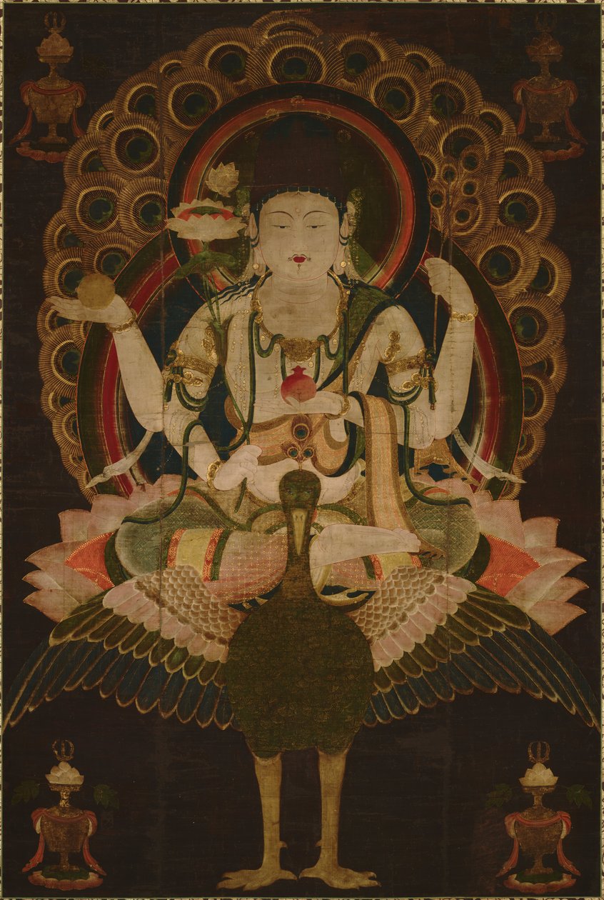 Kujaku Myoo (Mahamayuri) von Unbekannt Unbekannt