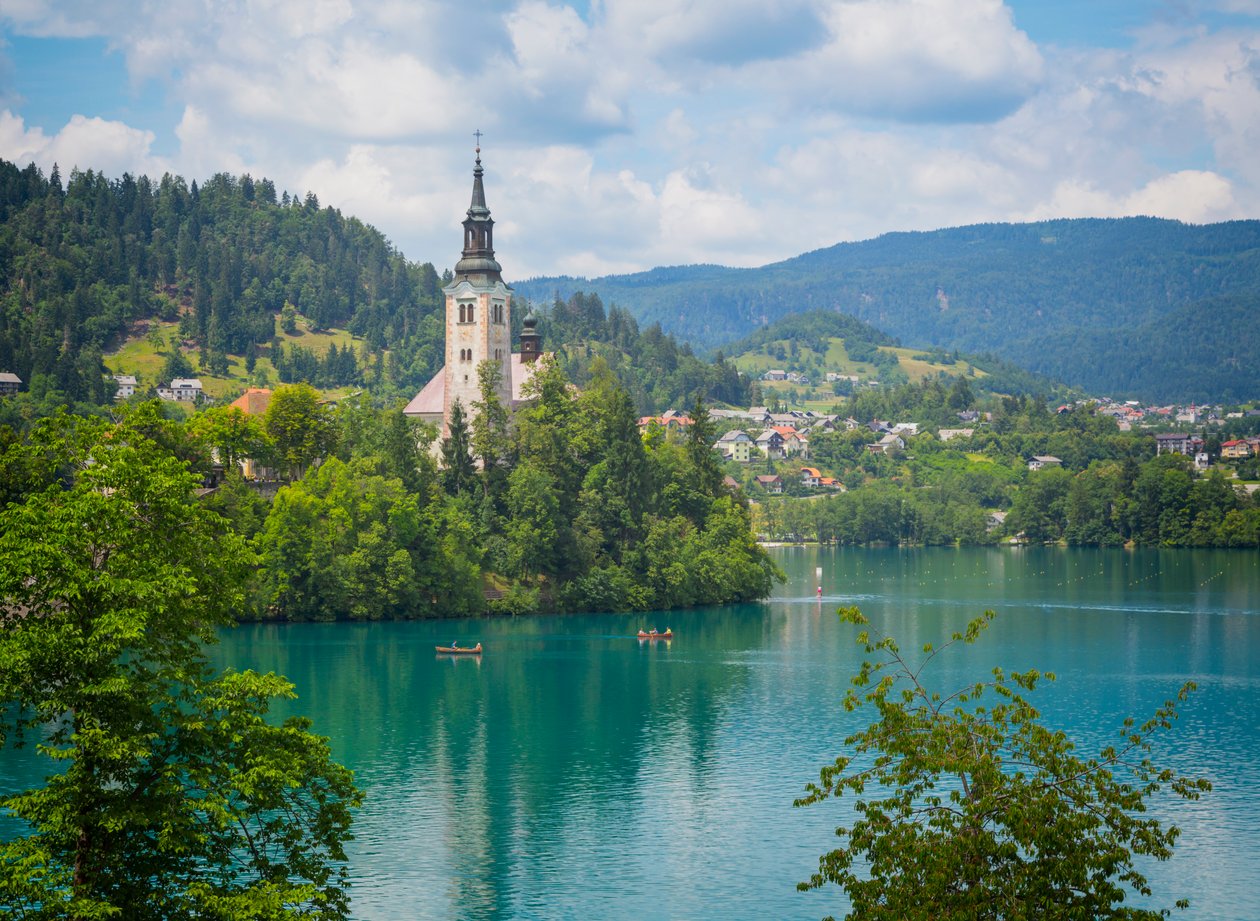 Bleder See, Slowenien von Unbekannt Unbekannt