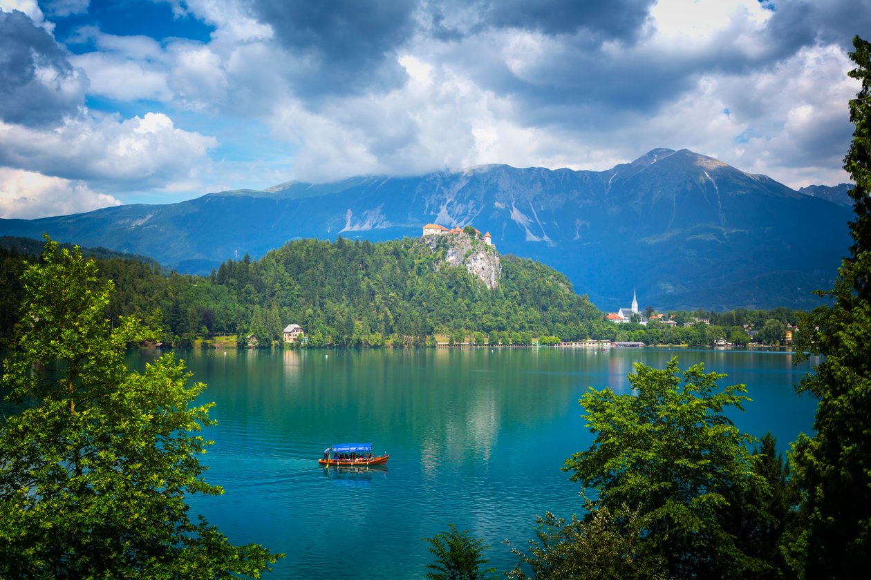 Bleder See, Slowenien von Unbekannt Unbekannt