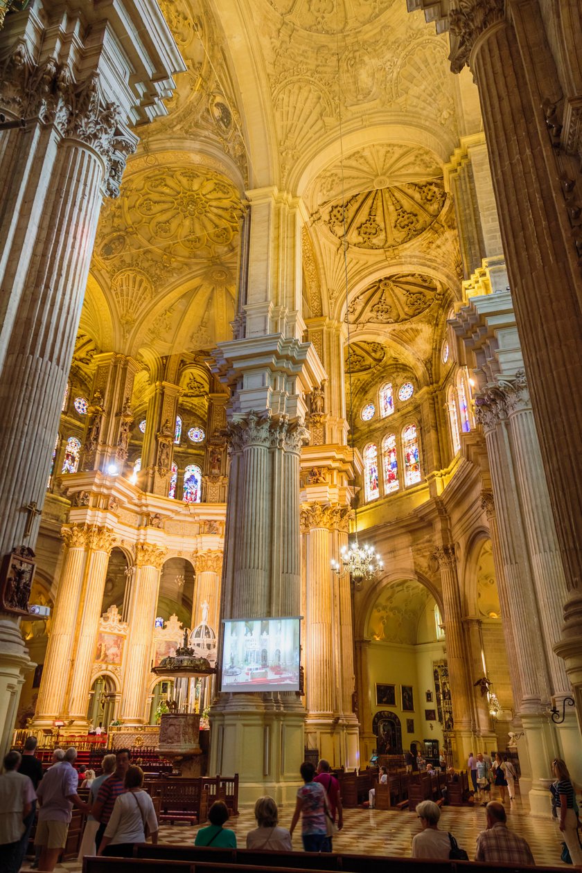 Malaga, Costa del Sol, Spanien. Kathedrale. von Unbekannt Unbekannt