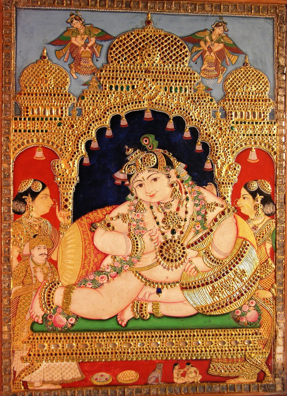 Navaneeta Krishna von Unbekannt Unbekannt