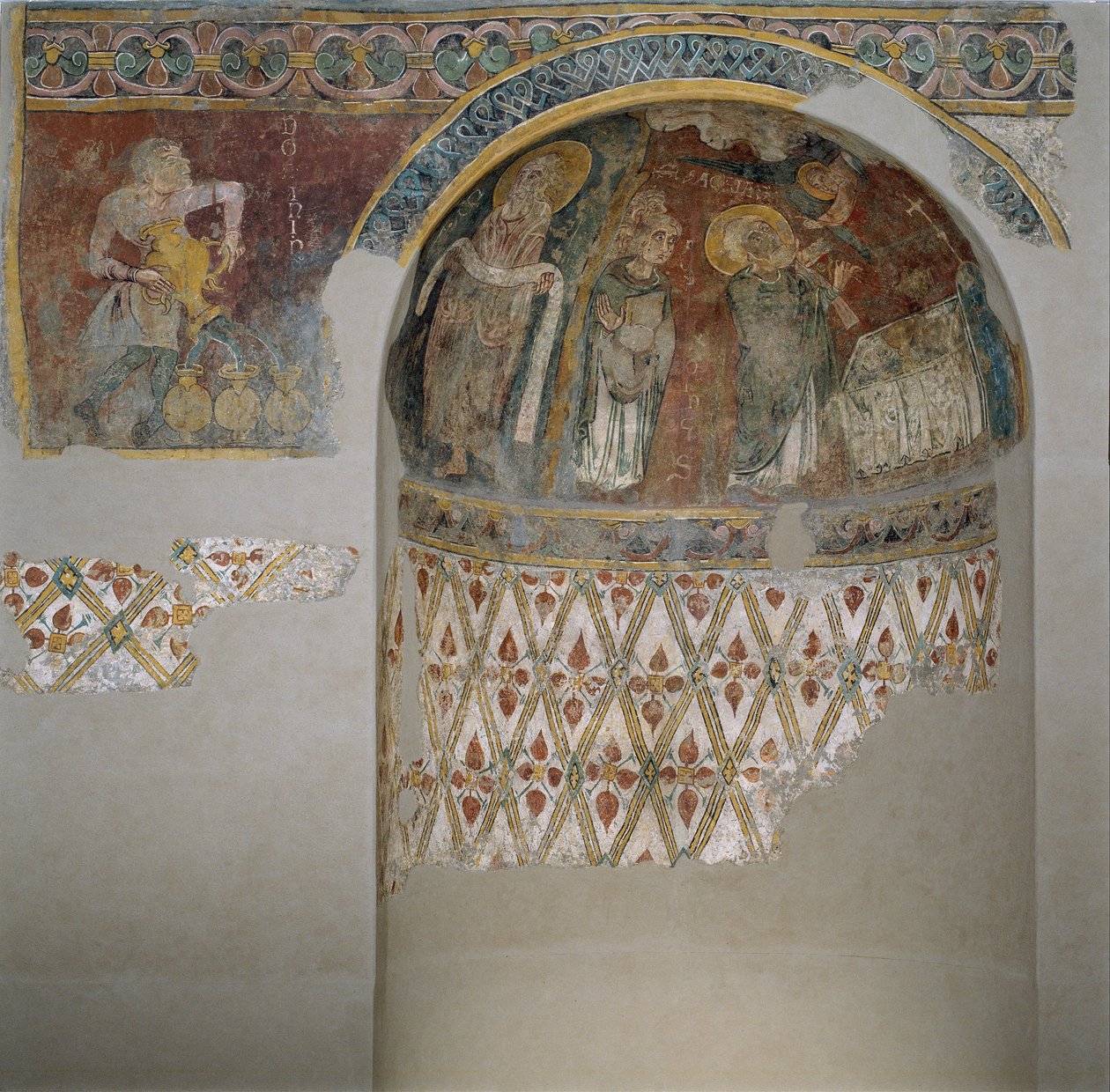 Nordseite der Apsis von Sant Esteve d