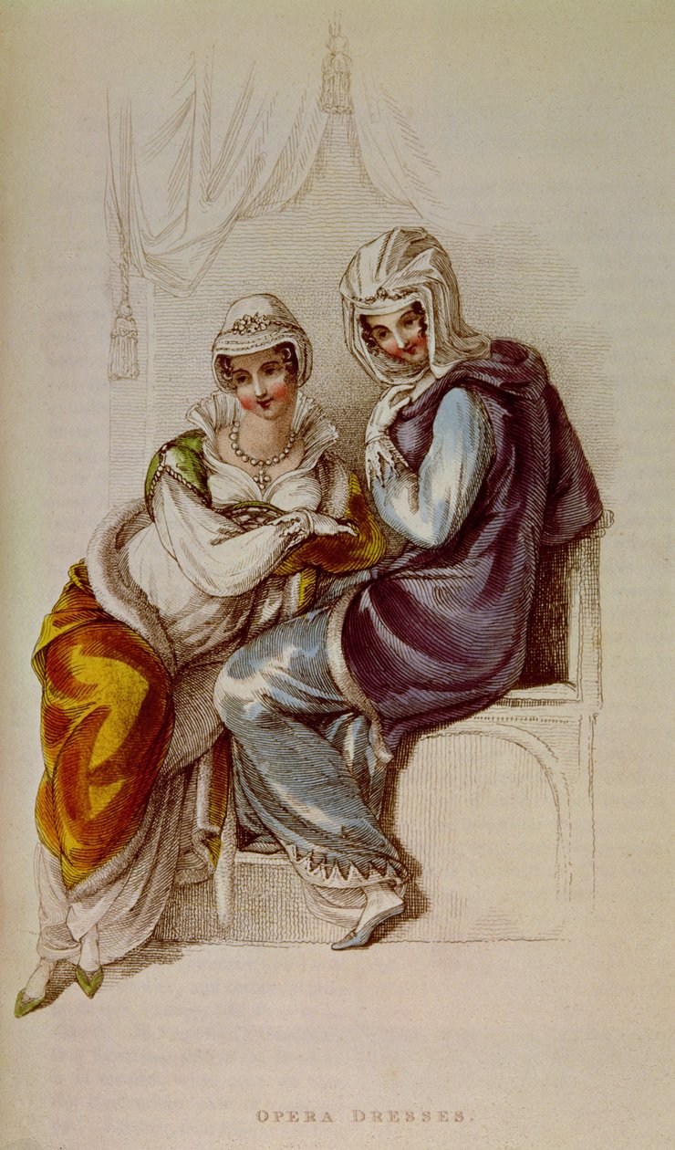 Opernkleider, Ackermann-Druck, 1811 von Unbekannt Unbekannt