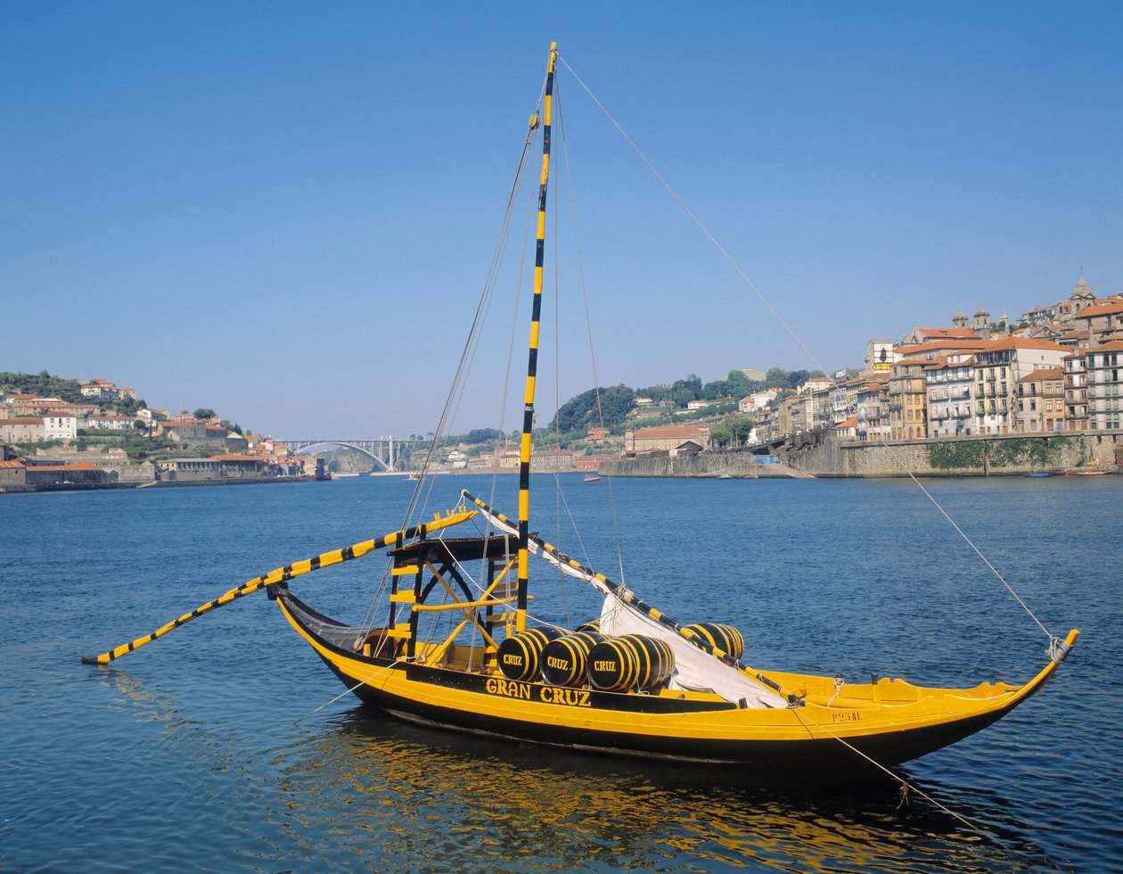 Rabelo-Boot auf dem Douro-Fluss von Unbekannt Unbekannt