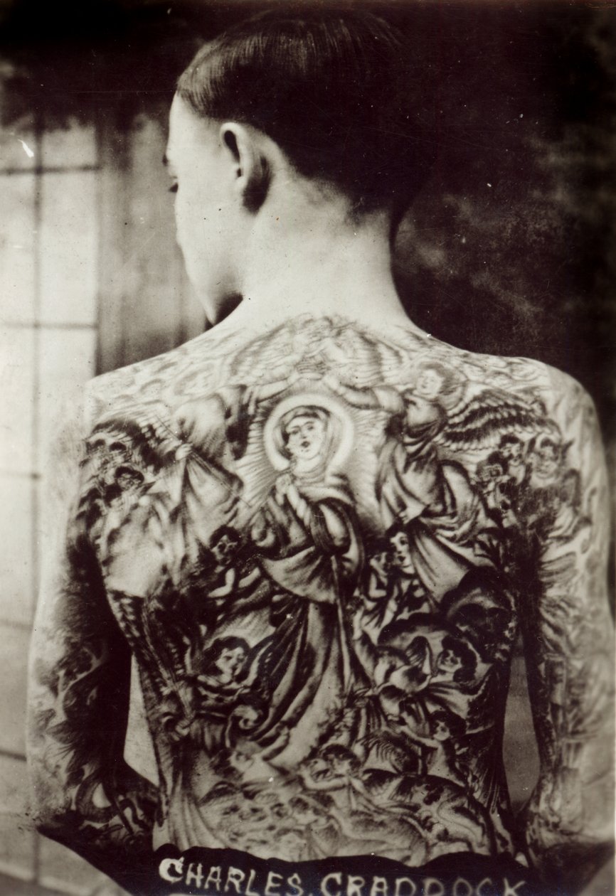 Tätowierter Mann, 1921 von Unbekannt Unbekannt