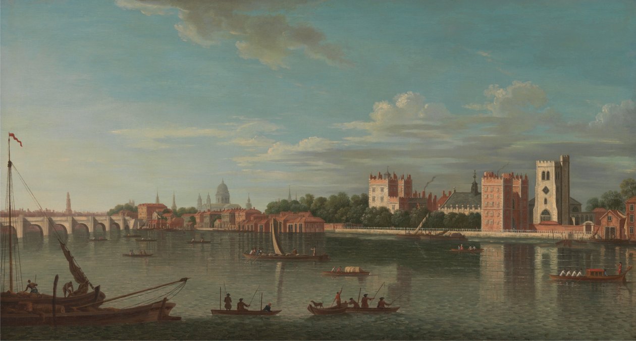 Thames am Lambeth Palace von Unbekannt Unbekannt