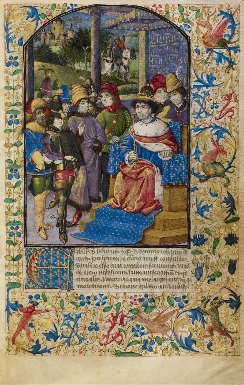 Der französische König am Hof von Unbekannt Unbekannt