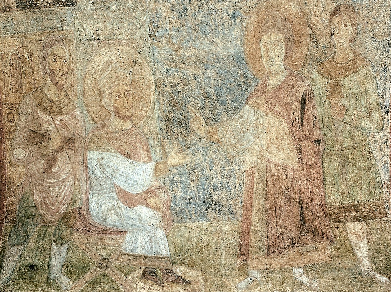 Die Inquisition des Heiligen Georg durch den Kaiser Diokletian von Unbekannt Unbekannt