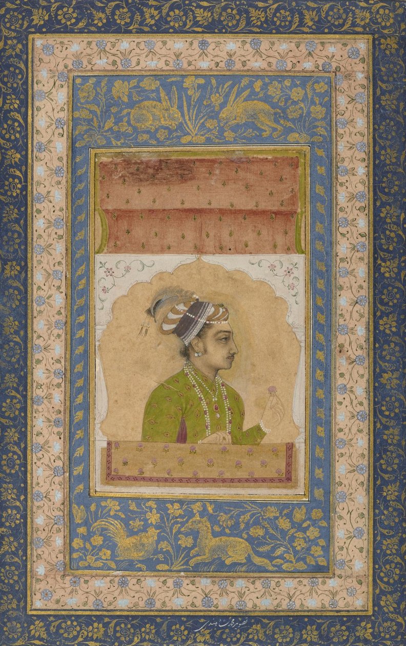 Miniaturporträt von Dara Shikoh von Unbekannt Unbekannt