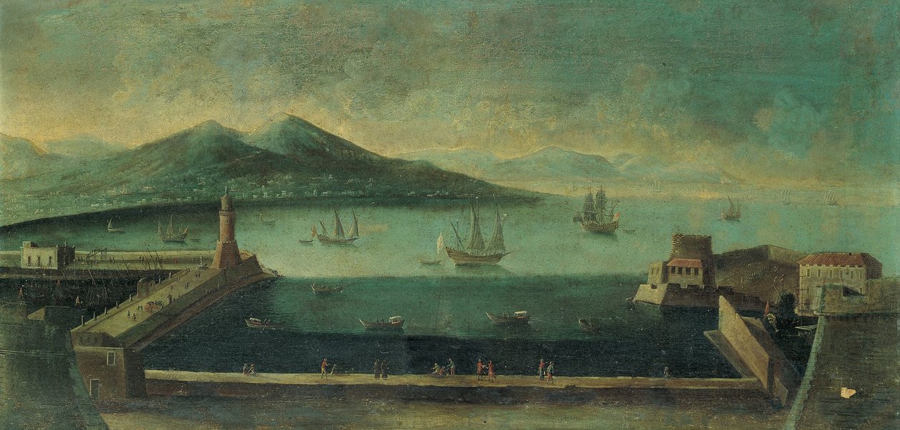 Ansicht von Argostoli auf der Insel Kefalonia, um das Ende des 18. Jahrhunderts von Unbekannt Unbekannt