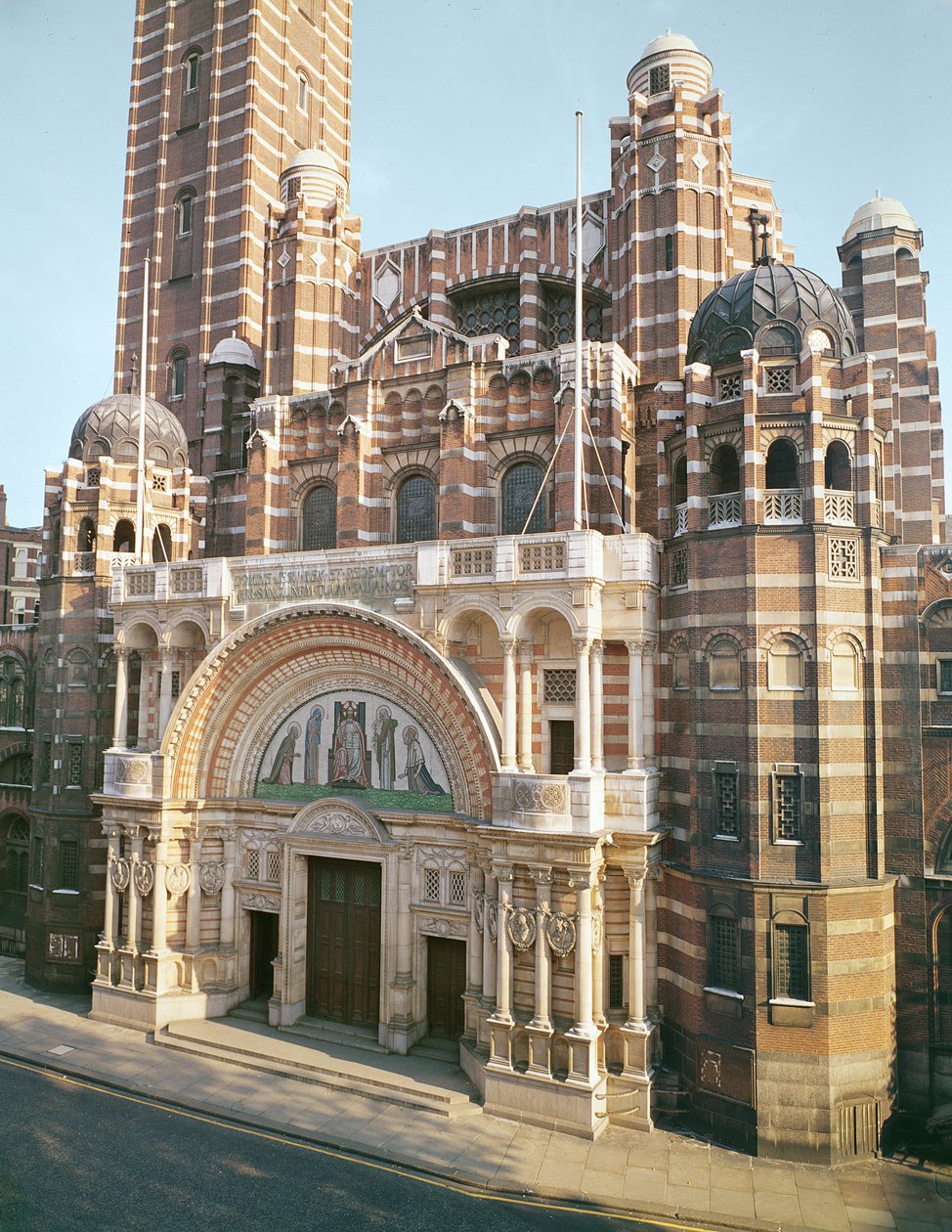 Ansicht der Westminster Cathedral von Unbekannt Unbekannt