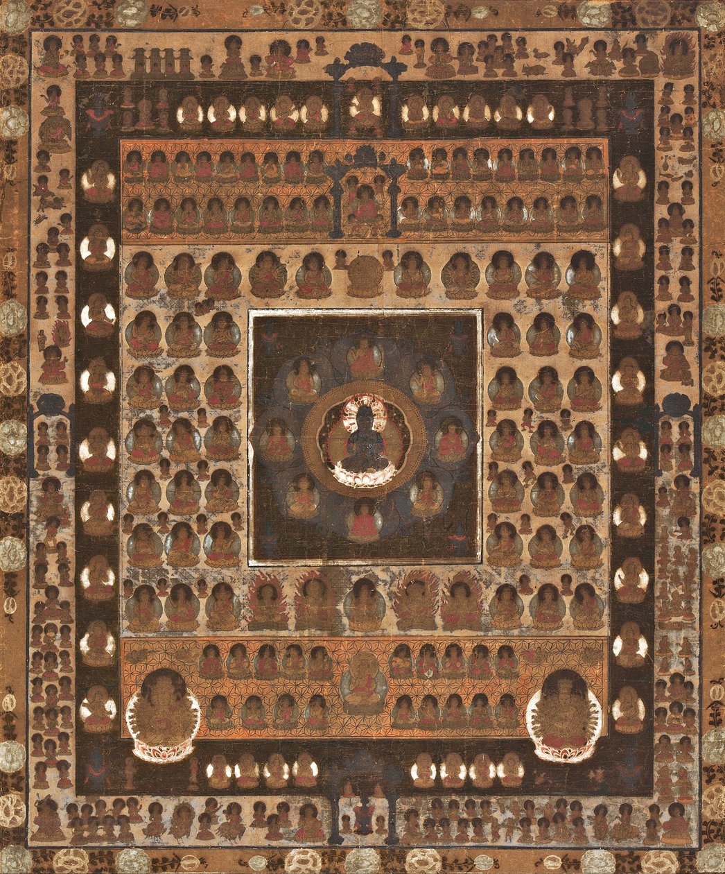 Mandala der Gebärmutterwelt von Unbekannt Unbekannt