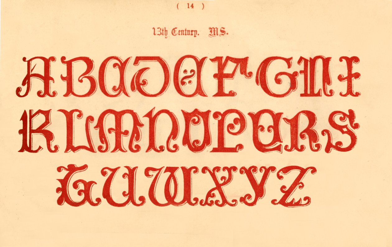 13. Jahrhundert. MS., 1862 von Unbekannt