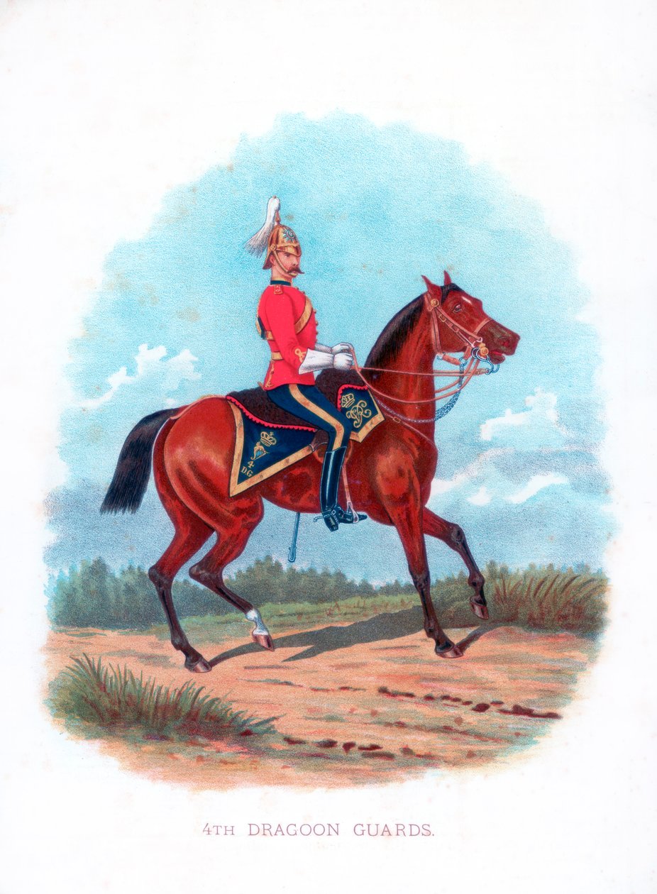 4. Dragoner-Garde, 1888 von Unbekannt