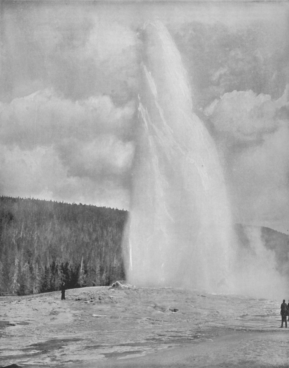 Ein Geysir im Yellowstone Park, 19. Jahrhundert von Unbekannt