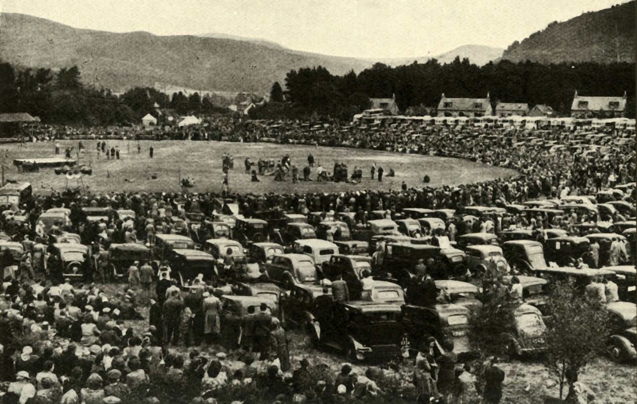 Ein Highland-Treffen in Braemar, um 1948 von Unbekannt