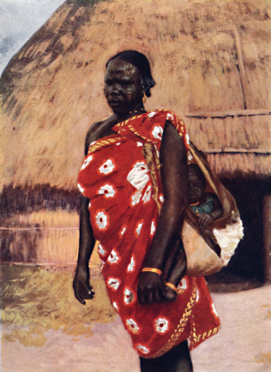 Eine Lendu-Frau, 1912 von Unbekannt