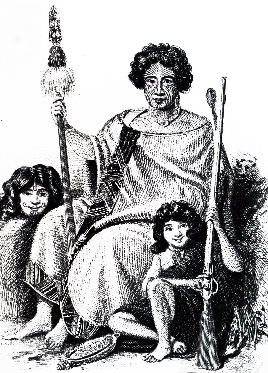Ein Maori-Häuptling von Unbekannt