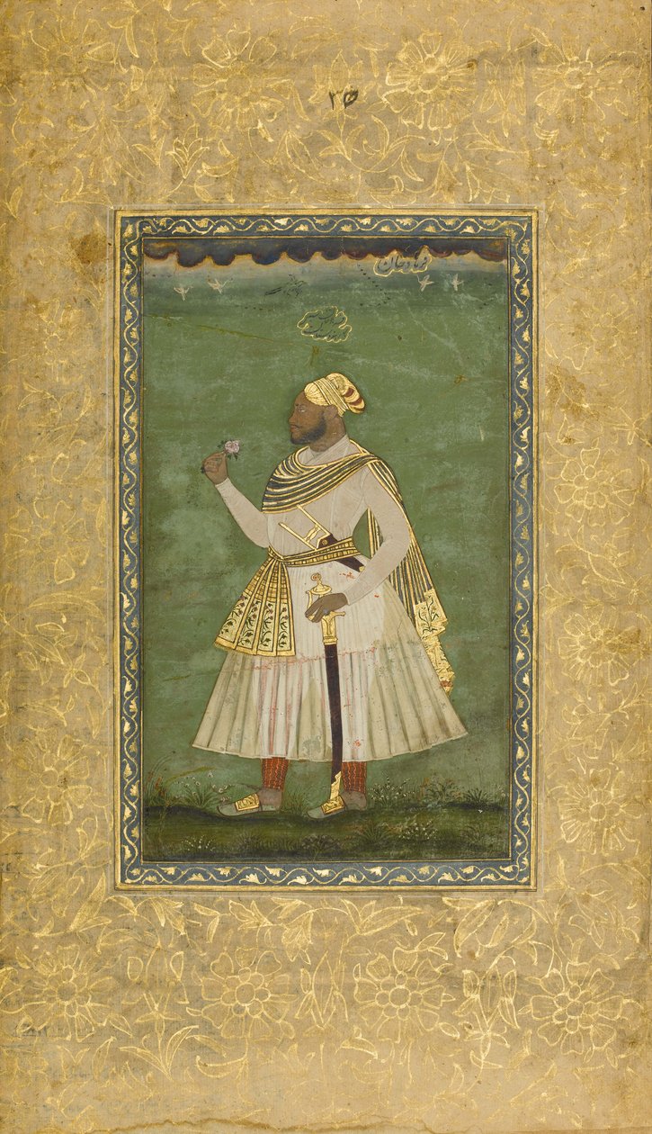 Ein Porträt von Farhad Khan, ca. 1680 von Unbekannt