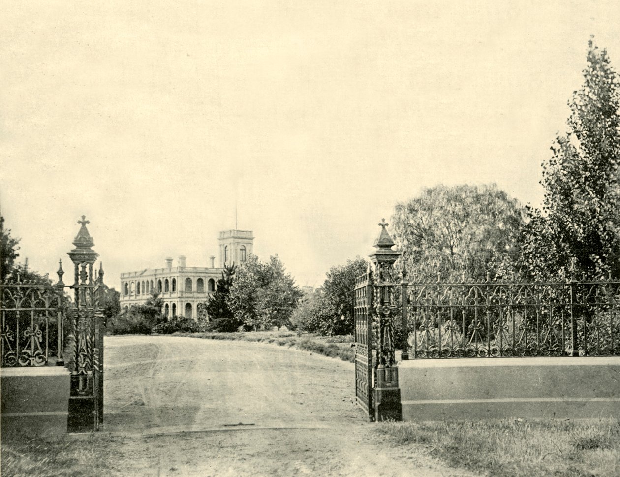 Eine private Residenz in Victoria, 1901 von Unbekannt