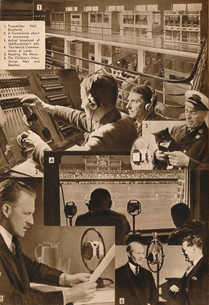 Ein Besuch bei der BBC 1-6, 1937 von Unbekannt