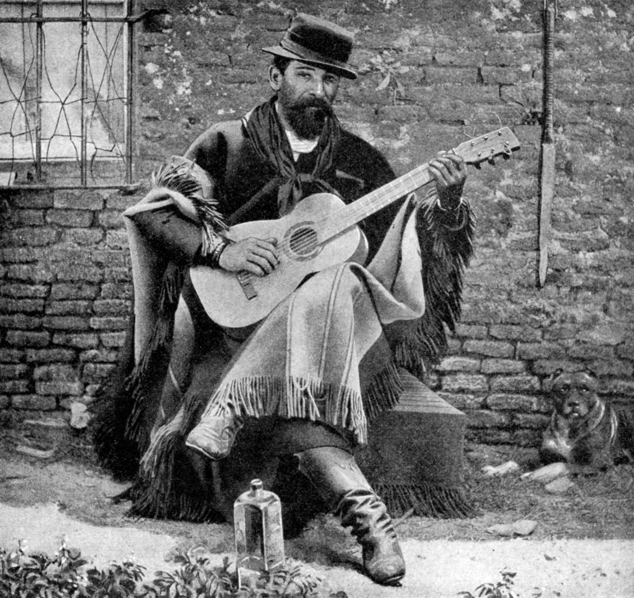 Ein Gaucho, Argentinien, 1922 von Unbekannt