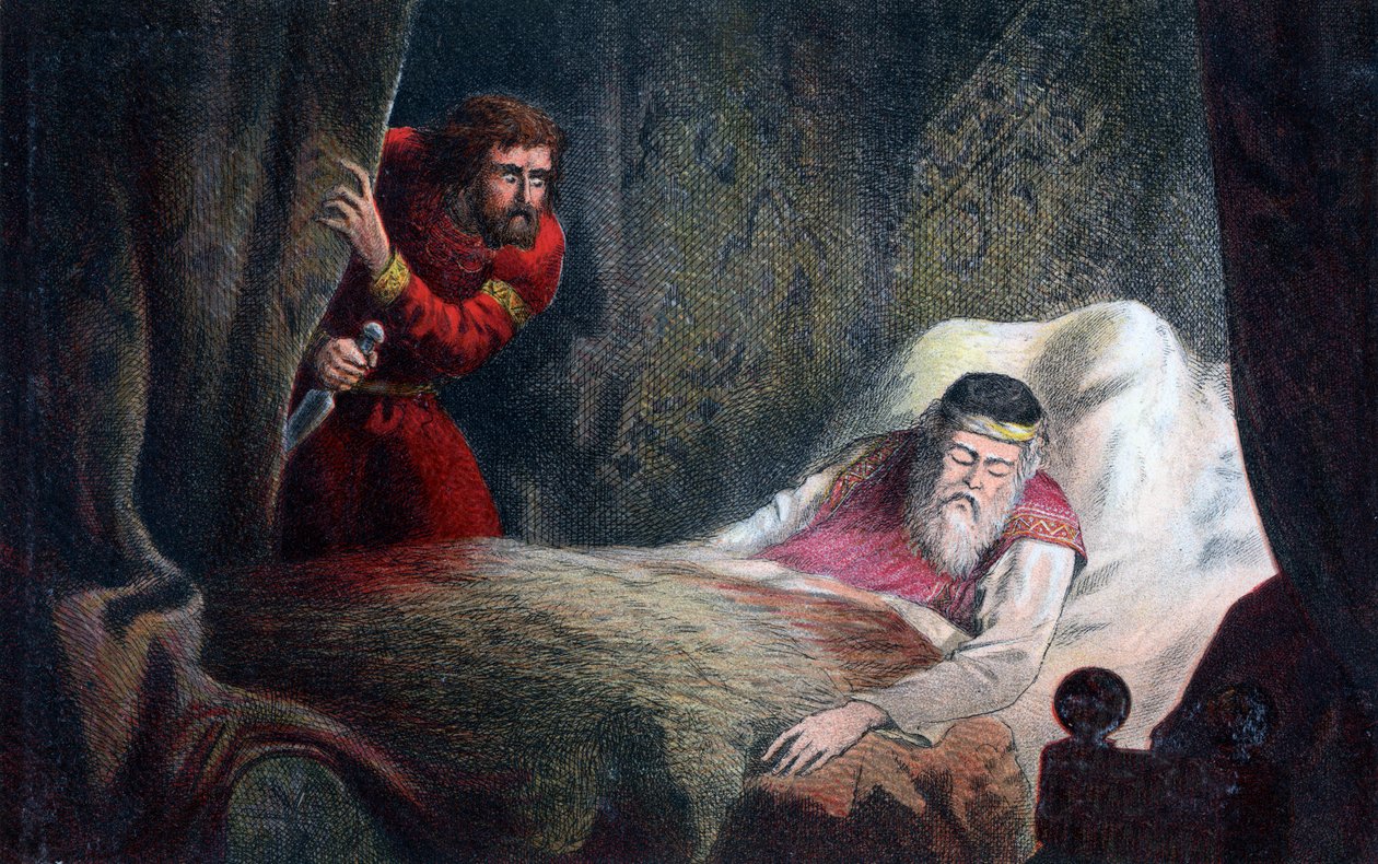 Eine Szene aus Macbeth von Unbekannt