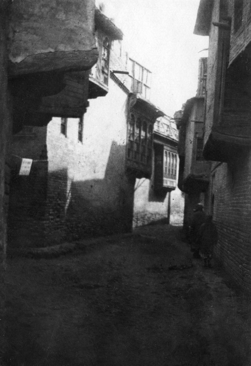 Eine Straße in Bagdad, 1918 von Unbekannt