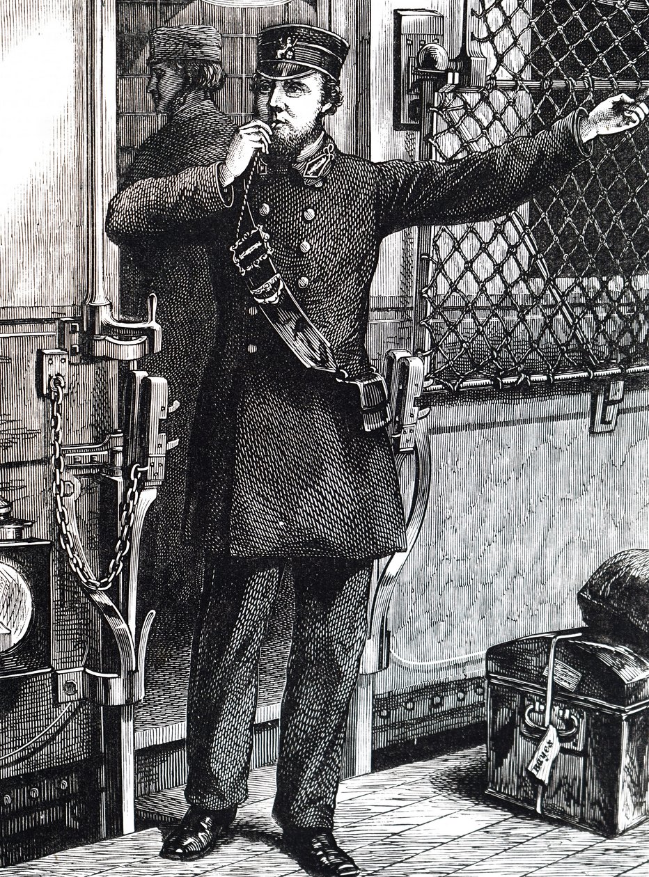 Ein Zugbegleiter von Unbekannt