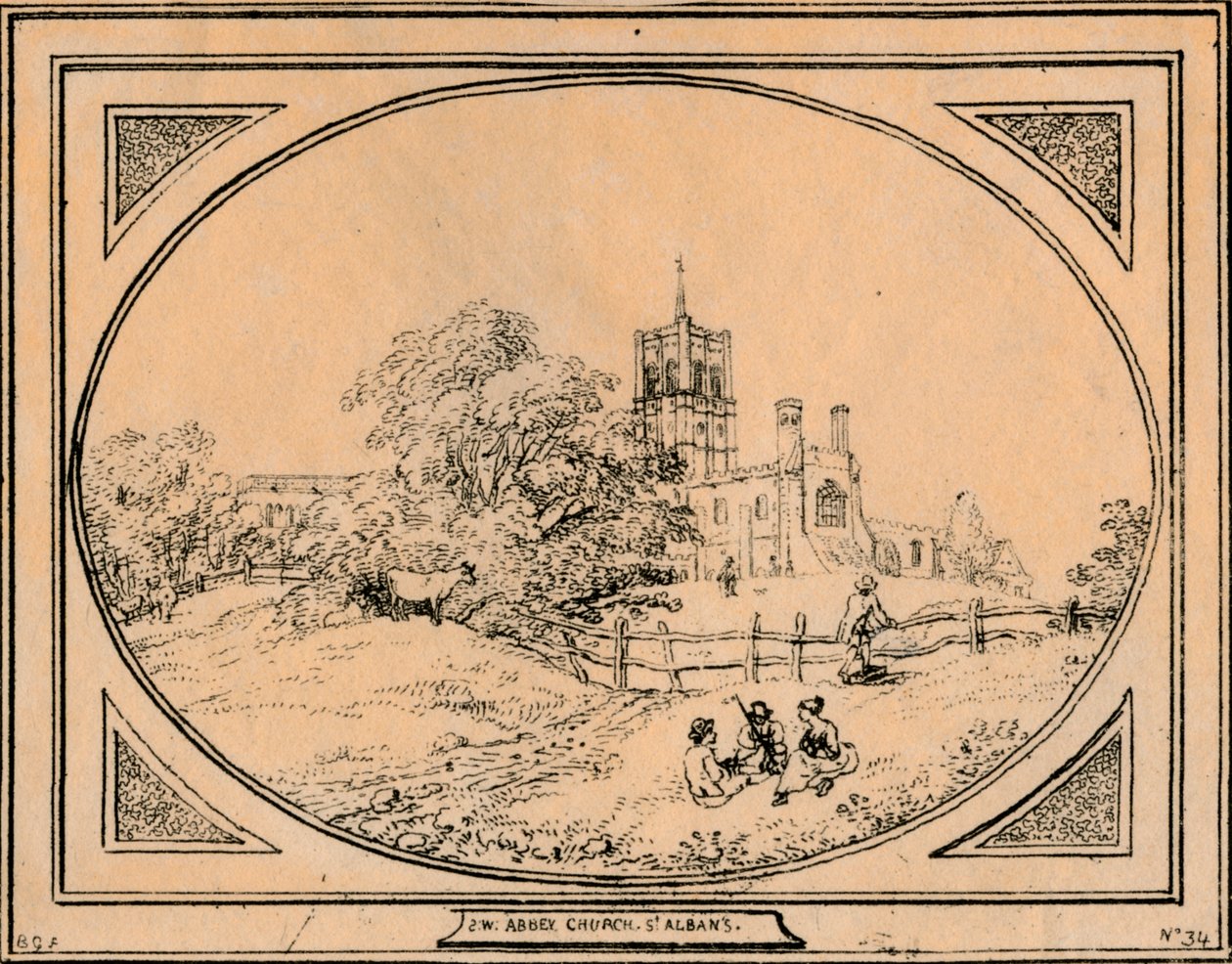 Abteikirche, St. Albans, 1782 von Unbekannt