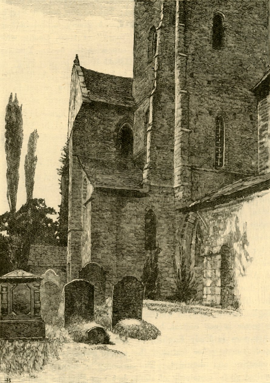 Abbey Dore Kirche - Außenansicht von Unbekannt