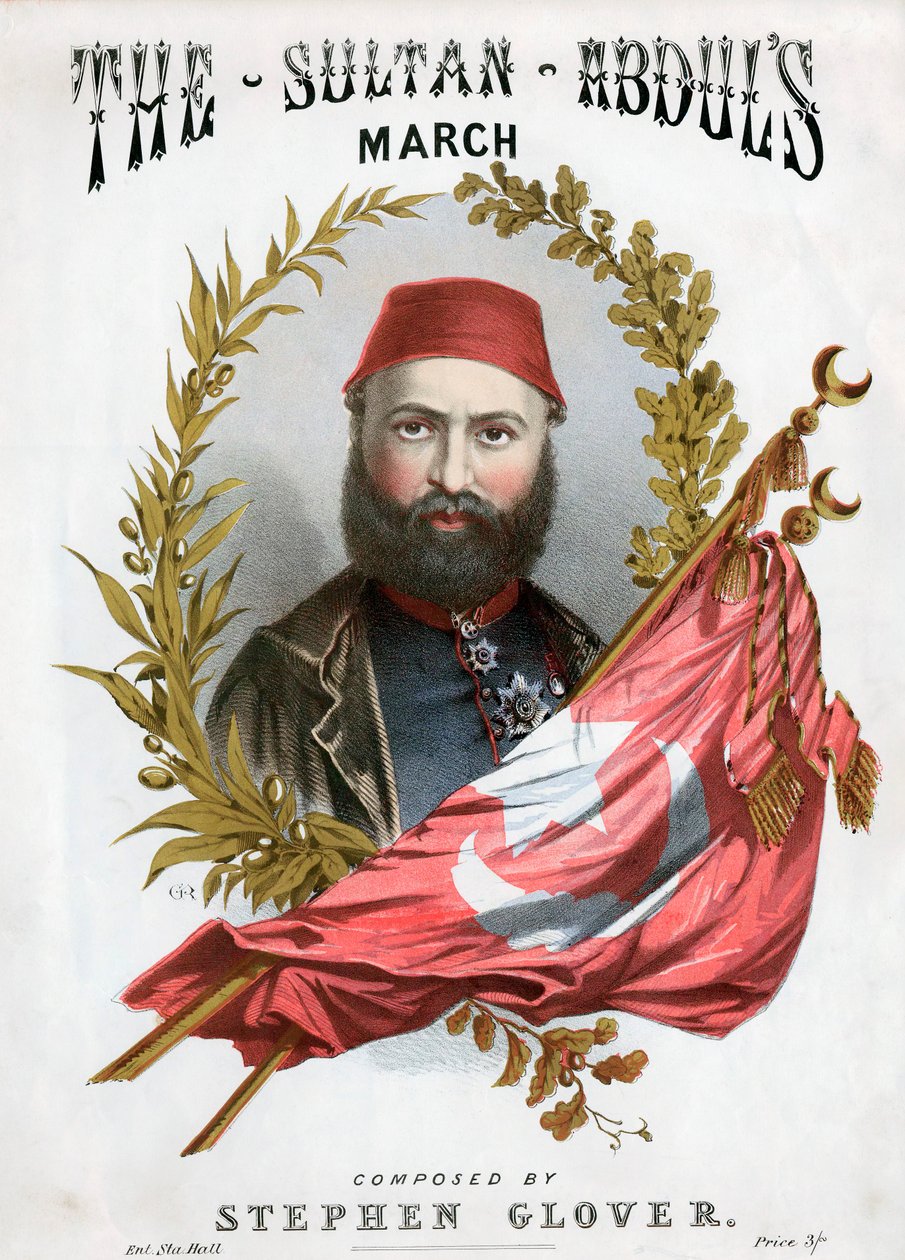 Abd-ul-Aziz 1830-1876, Sultan der Türkei ab 1861, 1871 von Unbekannt