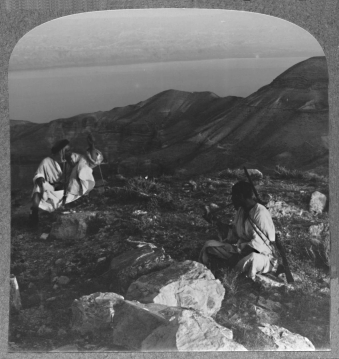 Über das Tote Meer von Machaerus, ca. 1900 von Unbekannt