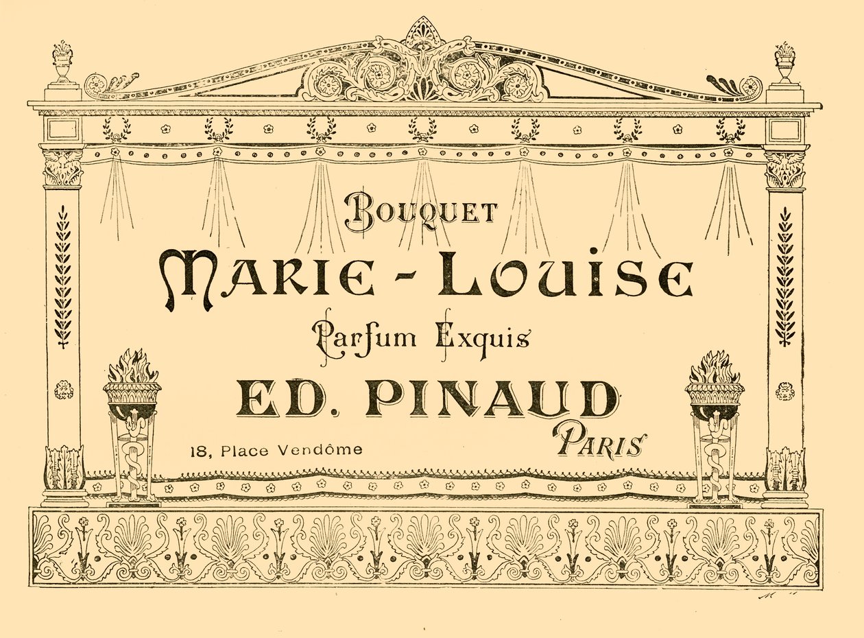 Werbung für Marie-Louise Parfüm, 1903 von Unbekannt
