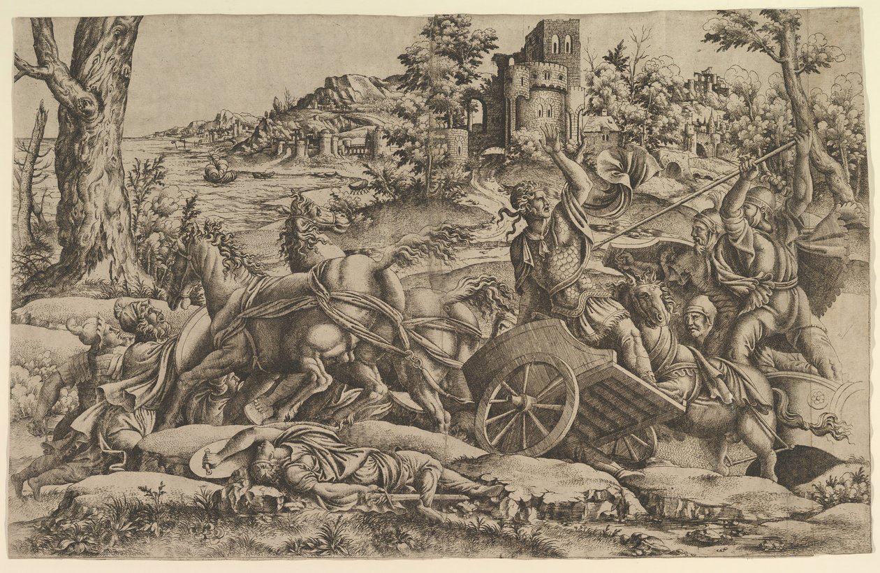 Agamemnon tötet Odios, ca. 1545 von Unbekannt
