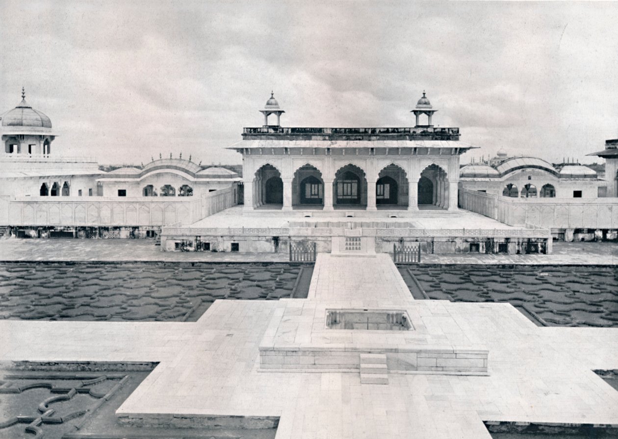 Agra. Der Khas Mahal und Zenana, ca. 1910 von Unbekannt