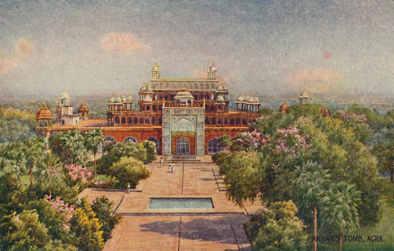 Grabmal von Akbar, Agra von Unbekannt