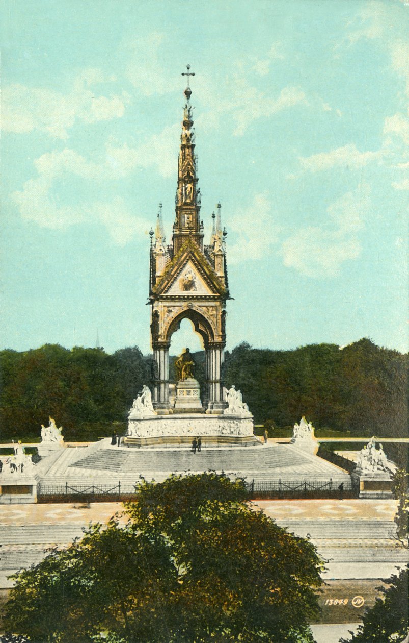 Albert Memorial, London, ca. 1910 von Unbekannt