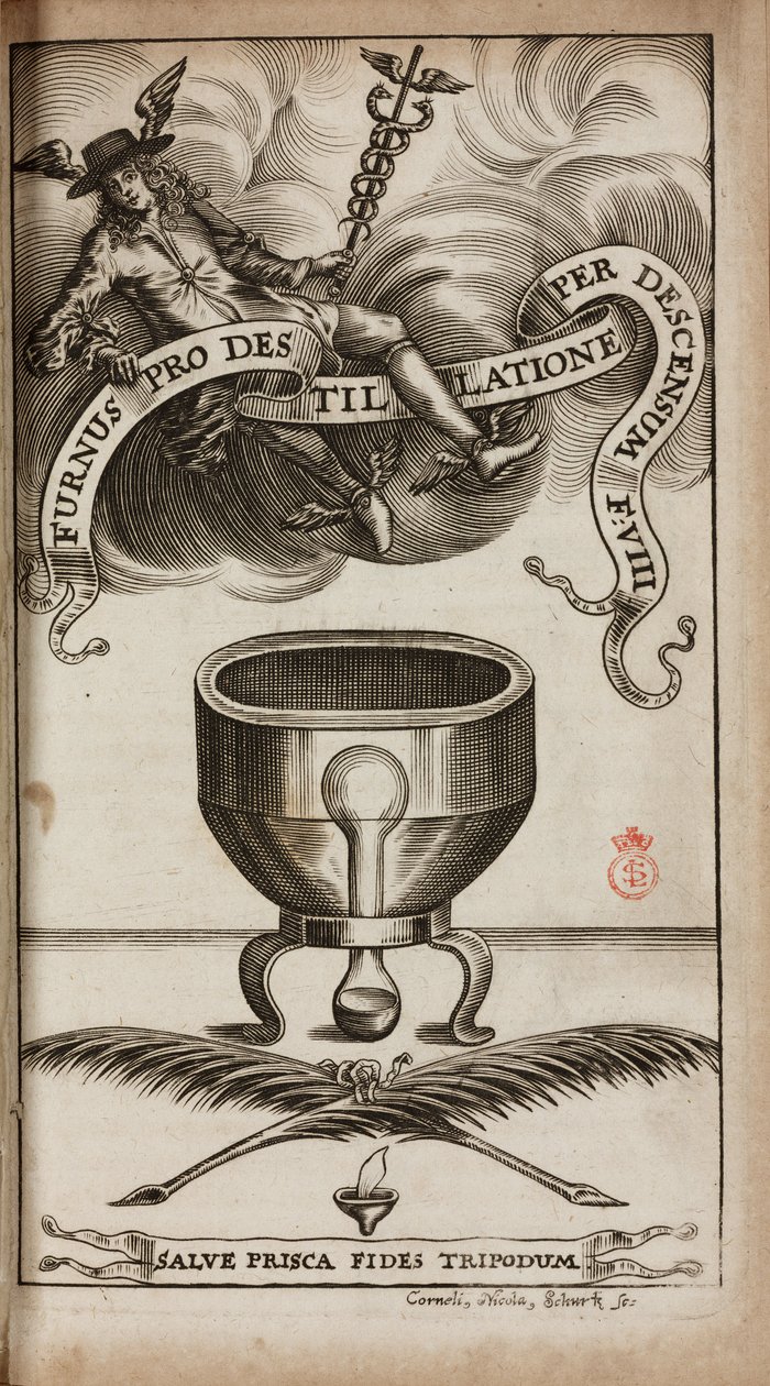 Alchemie & Frühe Chemie Ein alchemistischer Destillationsofen von Unbekannt
