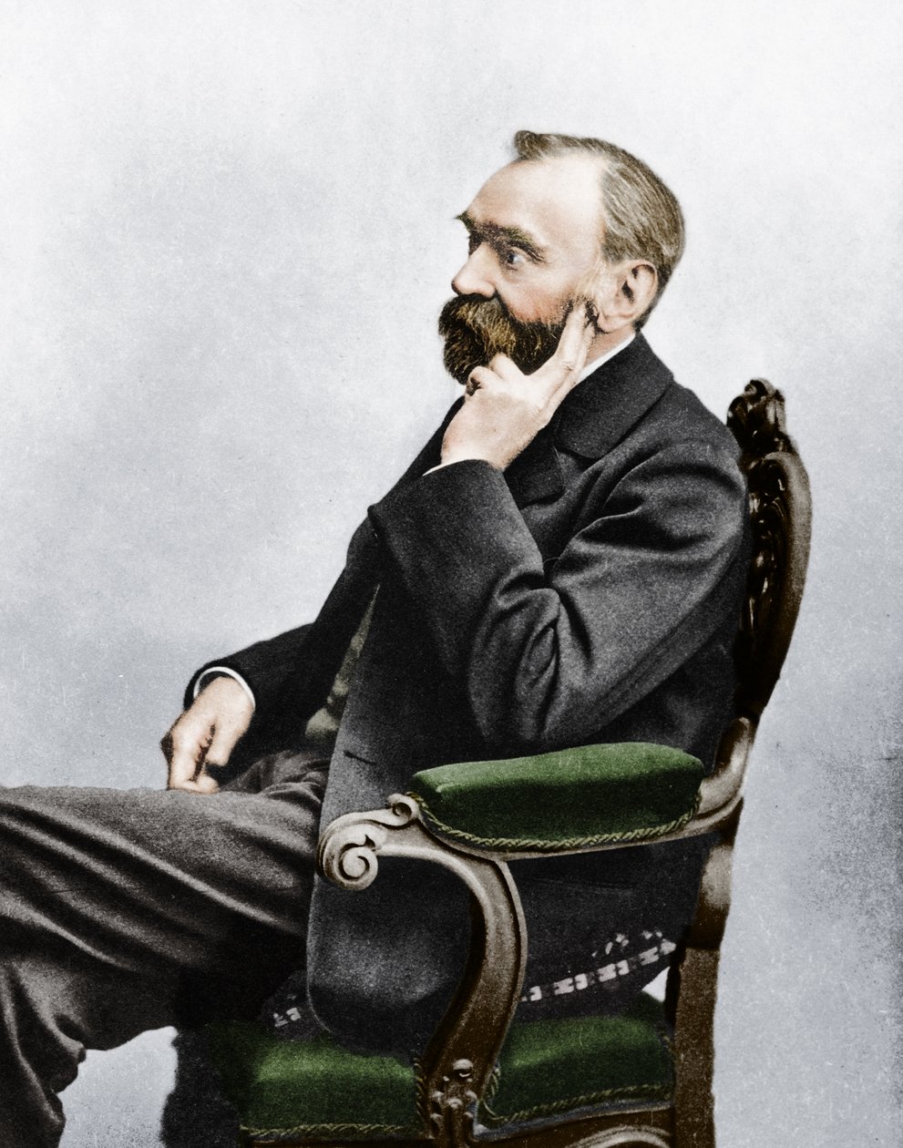 Alfred Berhard Nobel, ca. 1880er von Unbekannt