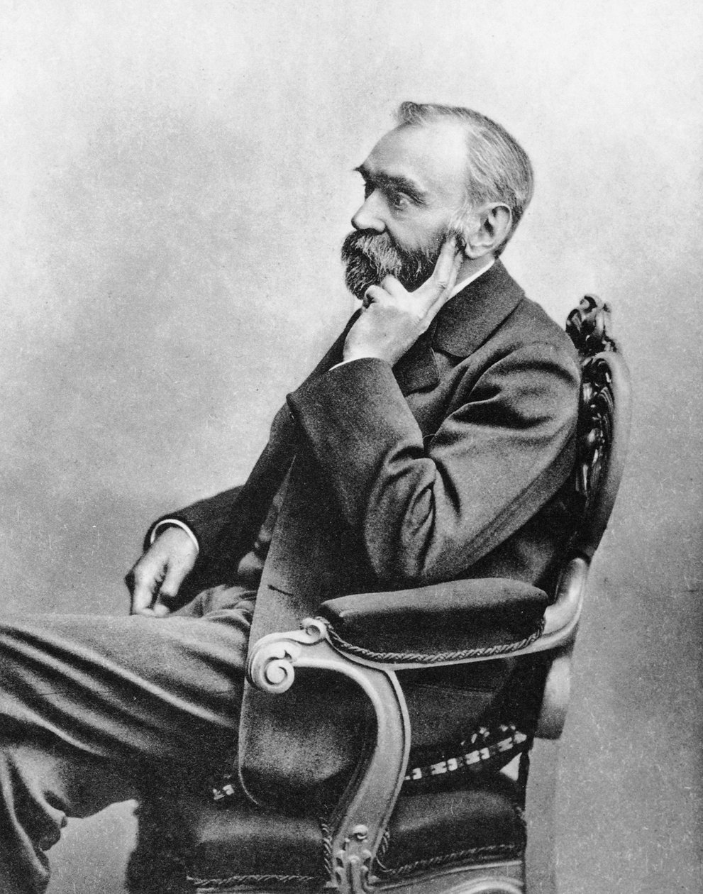 Alfred Bernhard Nobel, ca. 1880er Jahre von Unbekannt