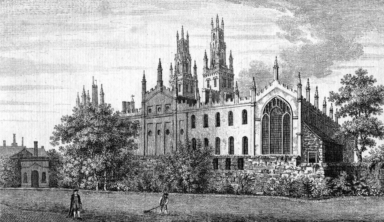 All Souls College, Universität Oxford von Unbekannt