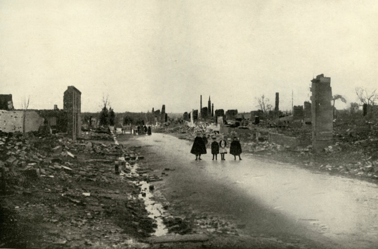 Alles, was von Sermaize übrig bleibt, 1919 von Unbekannt